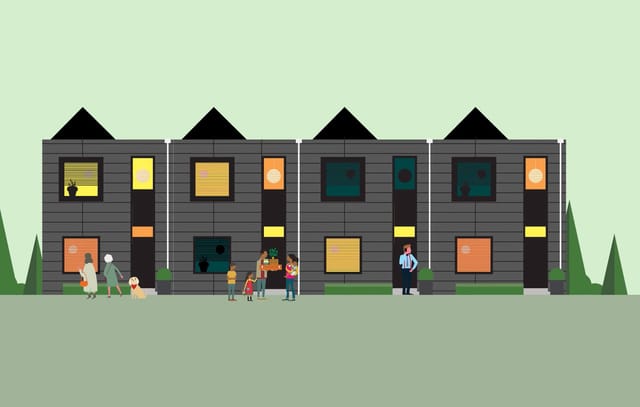 The house is a product